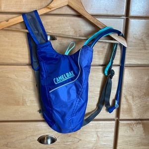 Kids Camelbak hydration pack blue